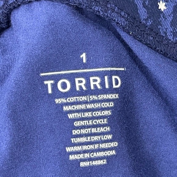 Torrid Leggings Galaxy Print Full Length Signature Waist Premium Size 1 14/16 - Picture 7 of 7